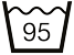 95 °C Normalwaschgang 95 °C Normalwaschgang