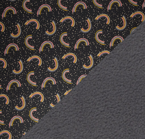 NANO-Softshell “Regenbogen” – #anthrazit (Swafing) – Jerseymutti